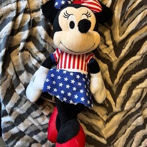 Patriotic Minnie Mouse Plush Toy